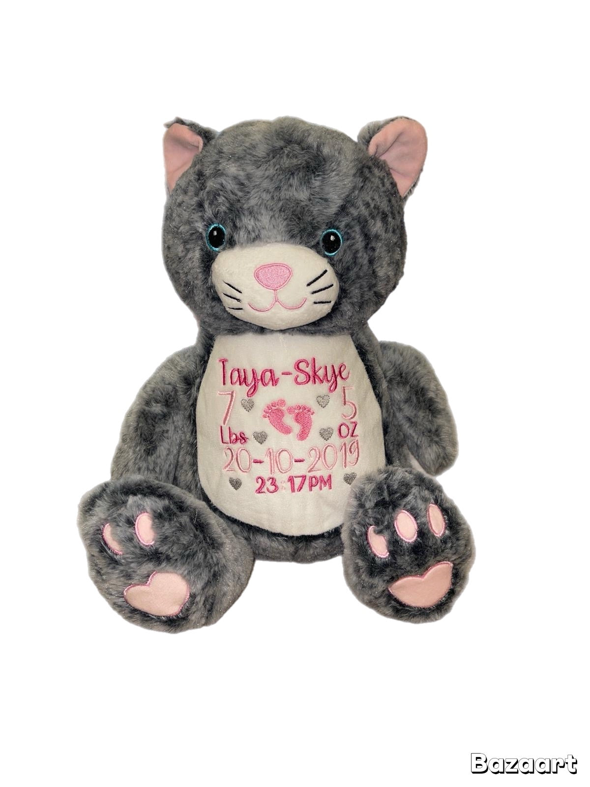 PERSONALISED MEMORY BEARS - CAT