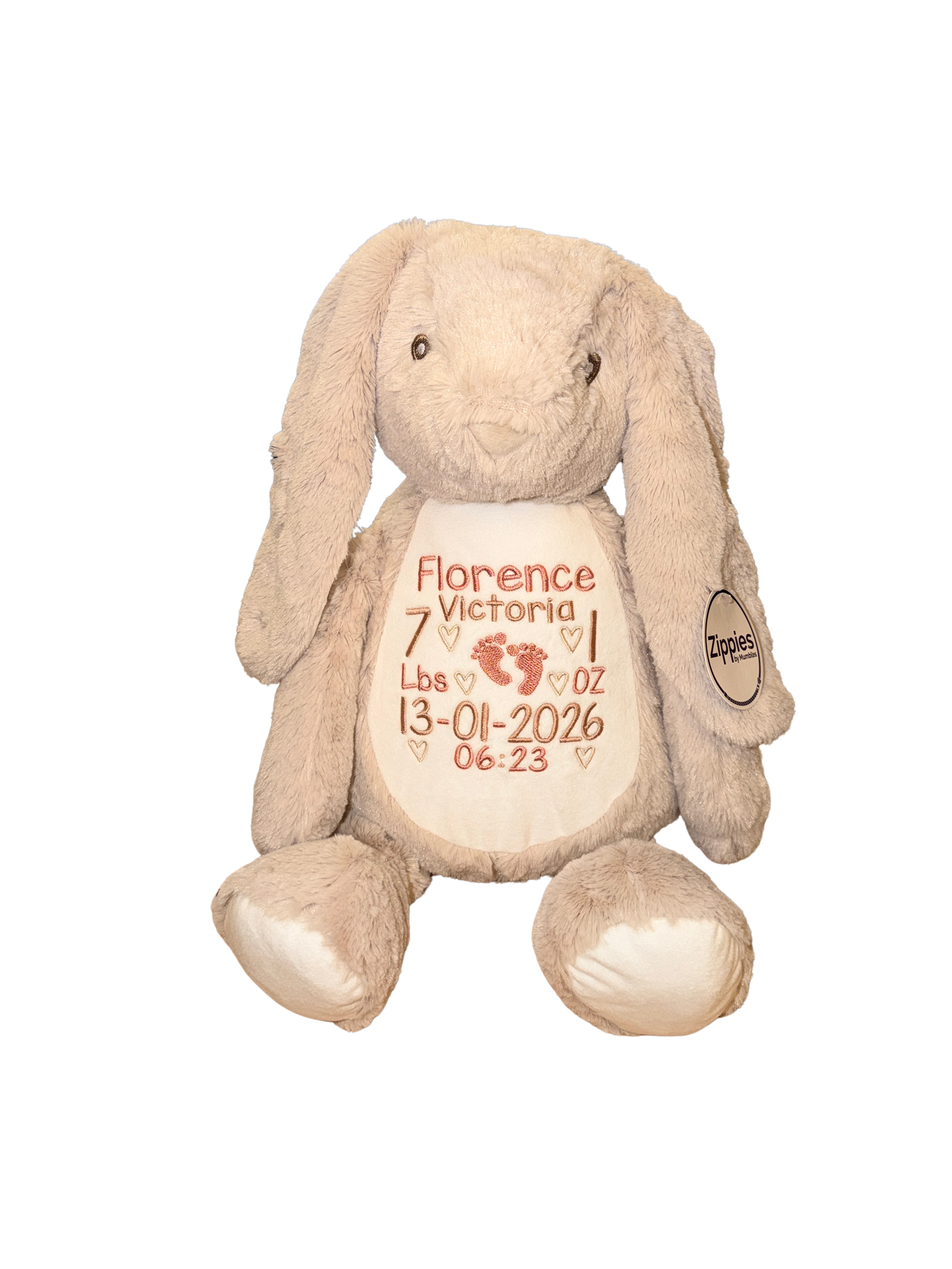Beige Rabbit Memory bear