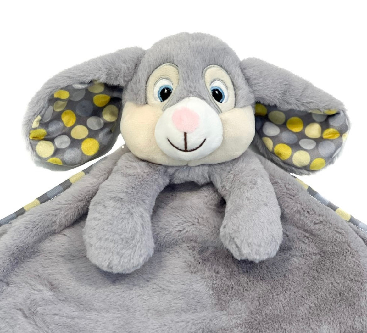 Large bunny security Blankets - FREE TEDDY