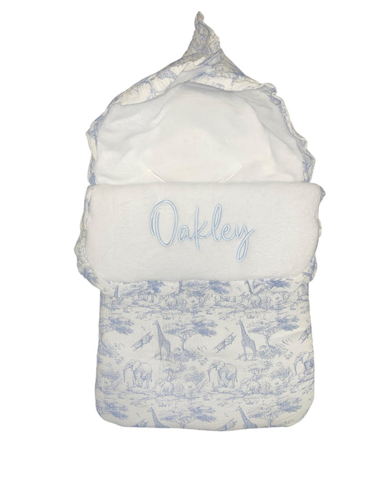Personalised Safari Cosytoes - Blue
