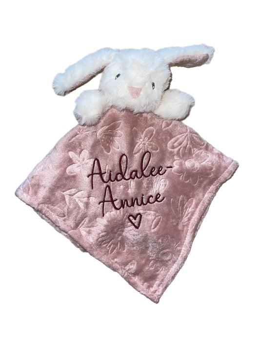 Rose Bunny Comforter with embossing