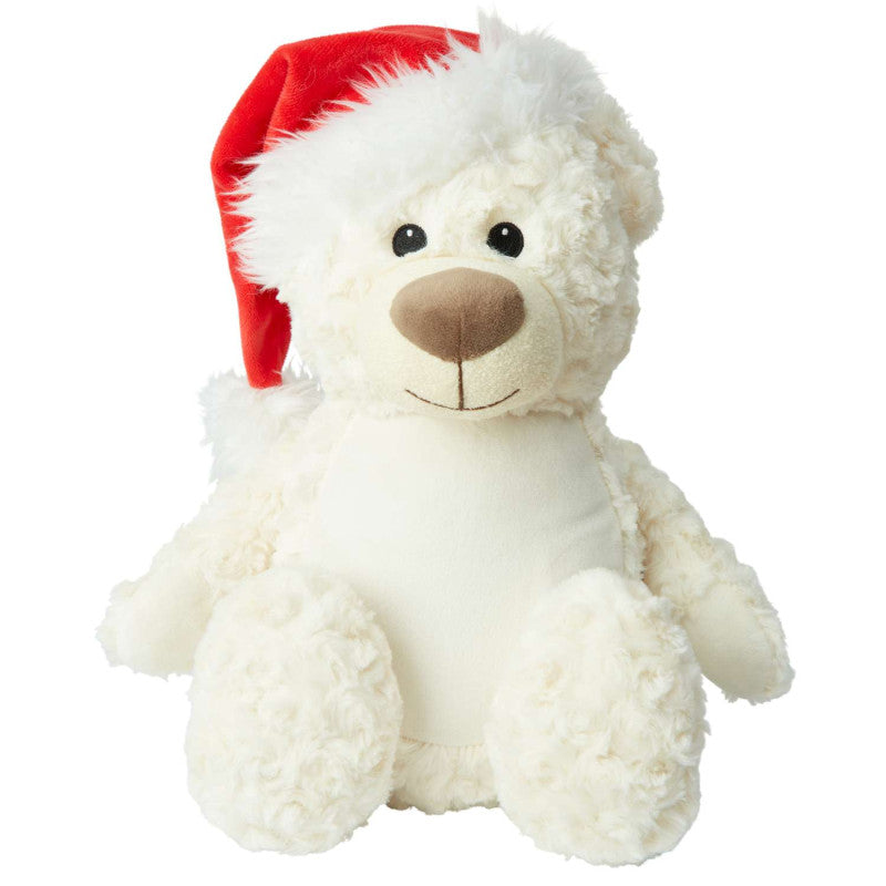 Personalised Christmas Cream Bear