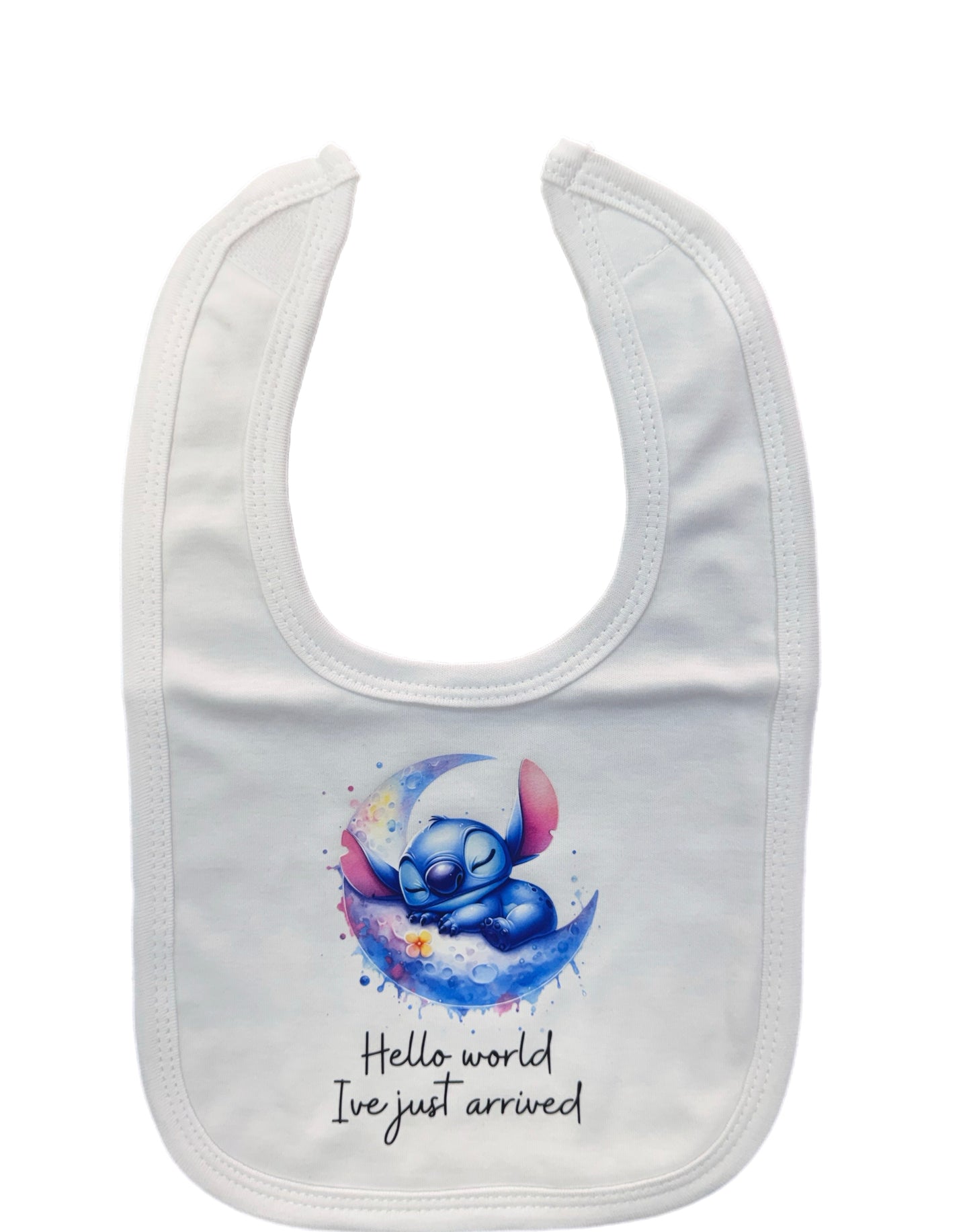 Slogan bib Hello World