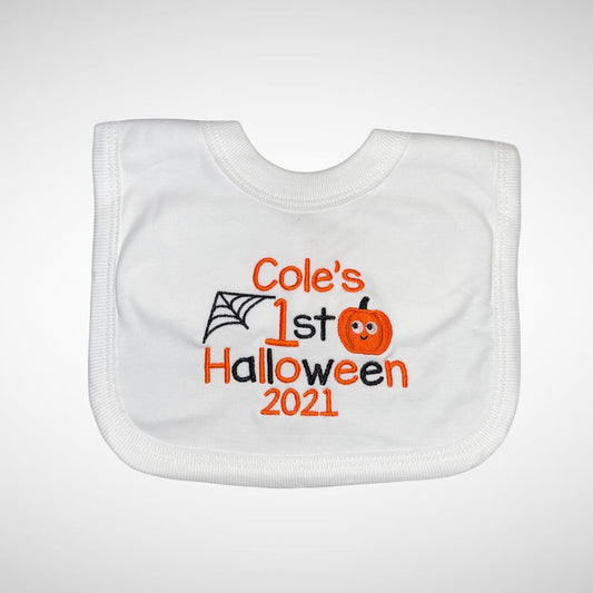 Personalised my 1st Halloween bib