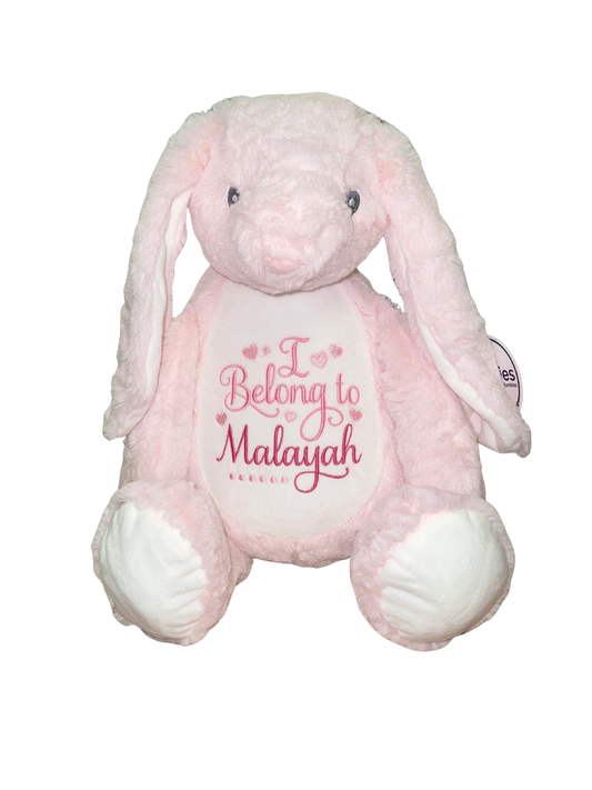 Pink Rabbit Memory bear