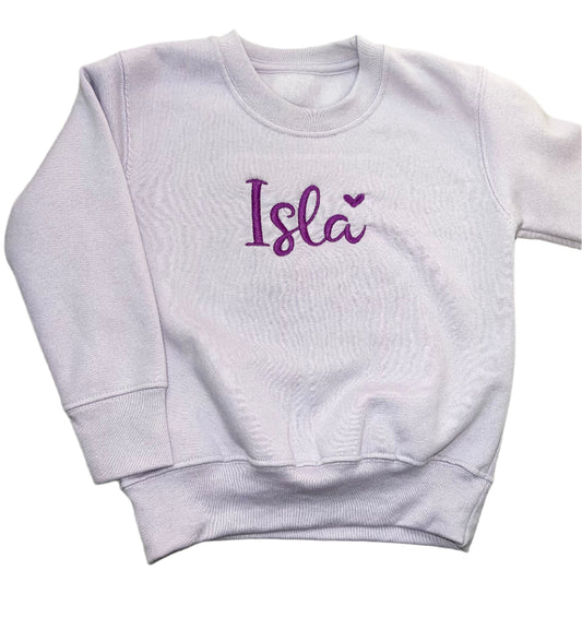Personalised Jumpers - lilac