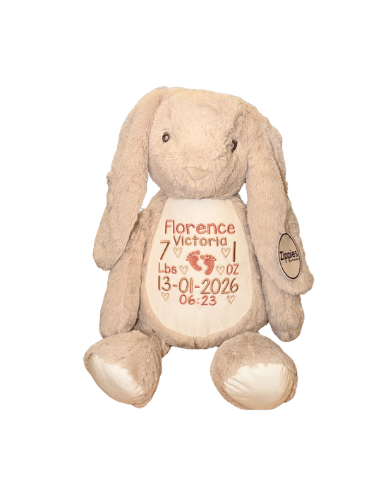 Beige Rabbit Memory bear