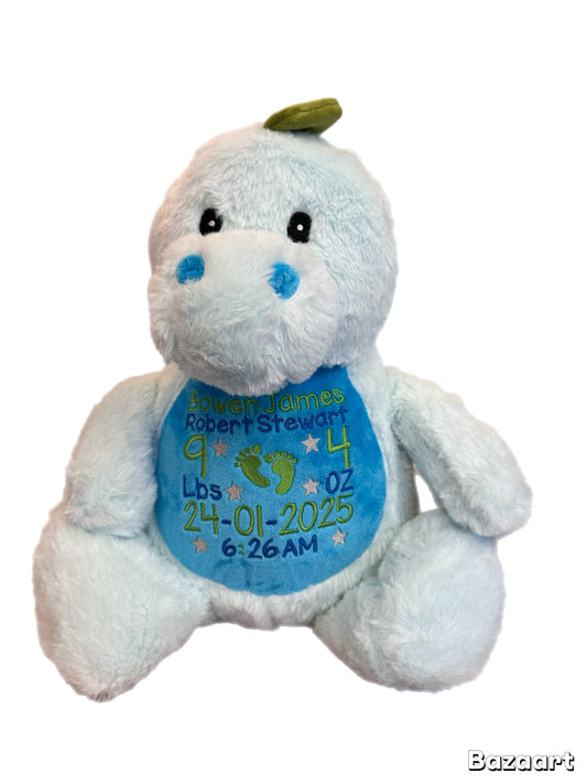 PERSONALISED MEMORY BEARS - DINOSAUR