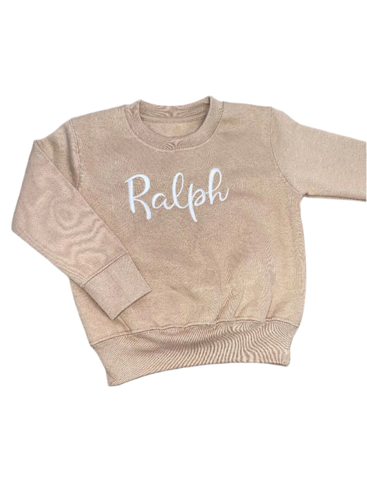 Personalised Jumpers - Warm Taupe