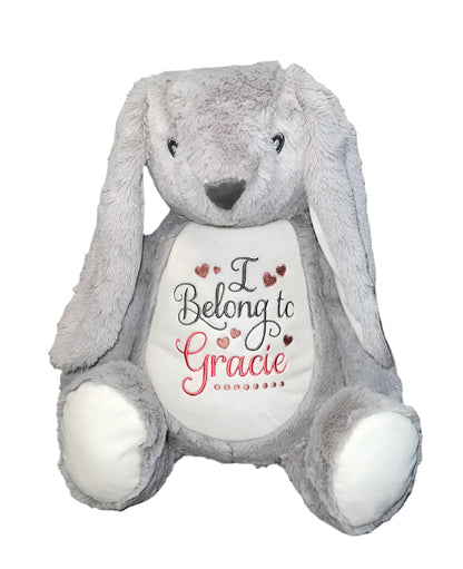 Grey Bunny Memory Bear