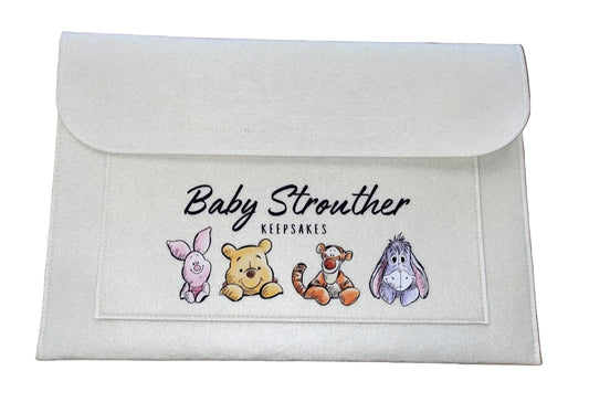 Personalised Cream Pregnancy notes keep sake folder