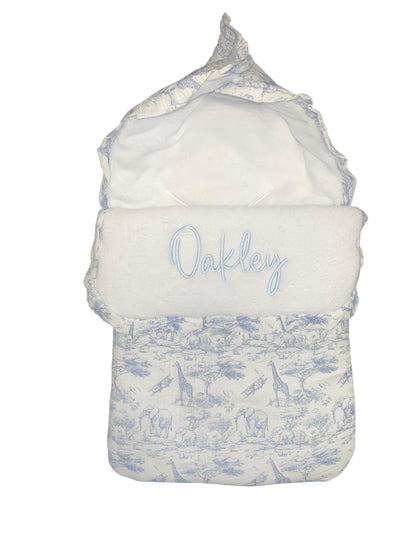 Personalised Safari Cosytoes - Blue