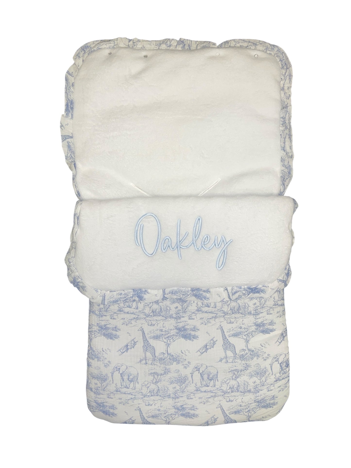 Personalised Safari Cosytoes - Blue