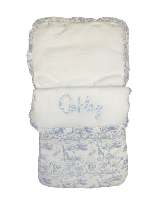 Personalised Safari Cosytoes - Blue