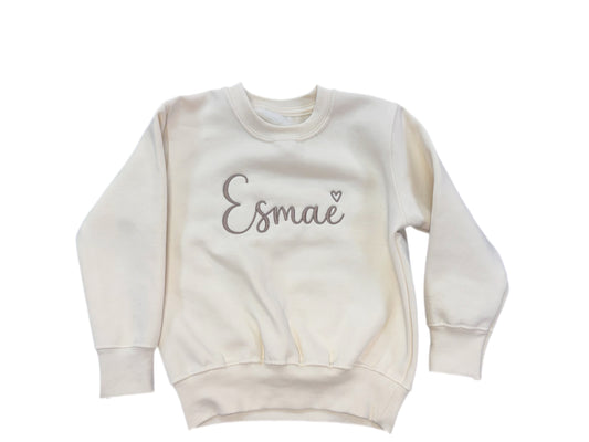Personalised Cream Jumper