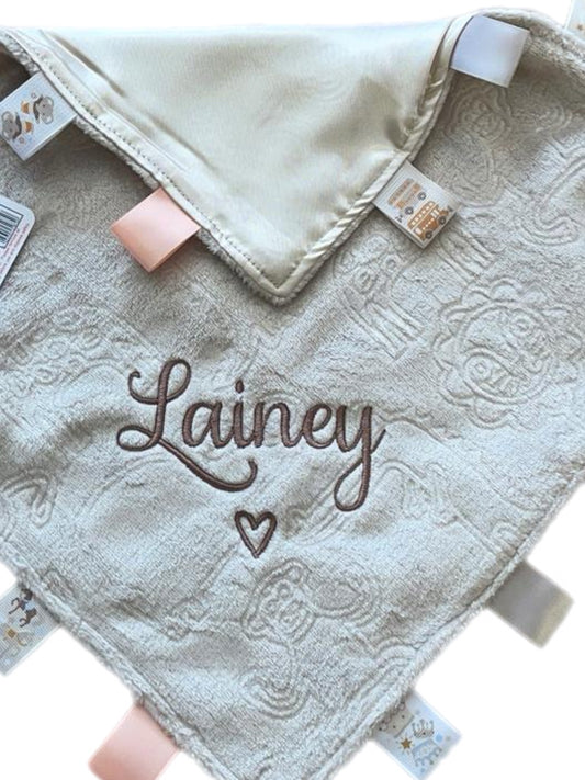 Personalised Beige Taggie Comforter