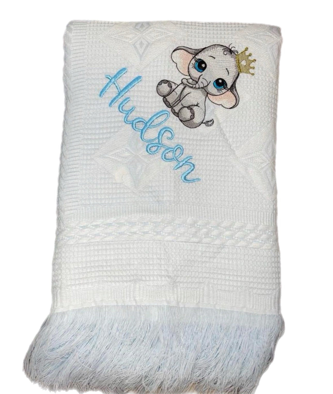 Personalised traditional shawls - Baby Elephant