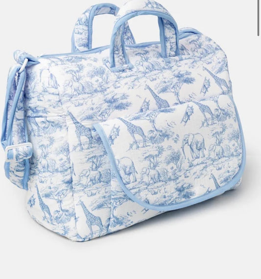 Blue Safari Changing Bag