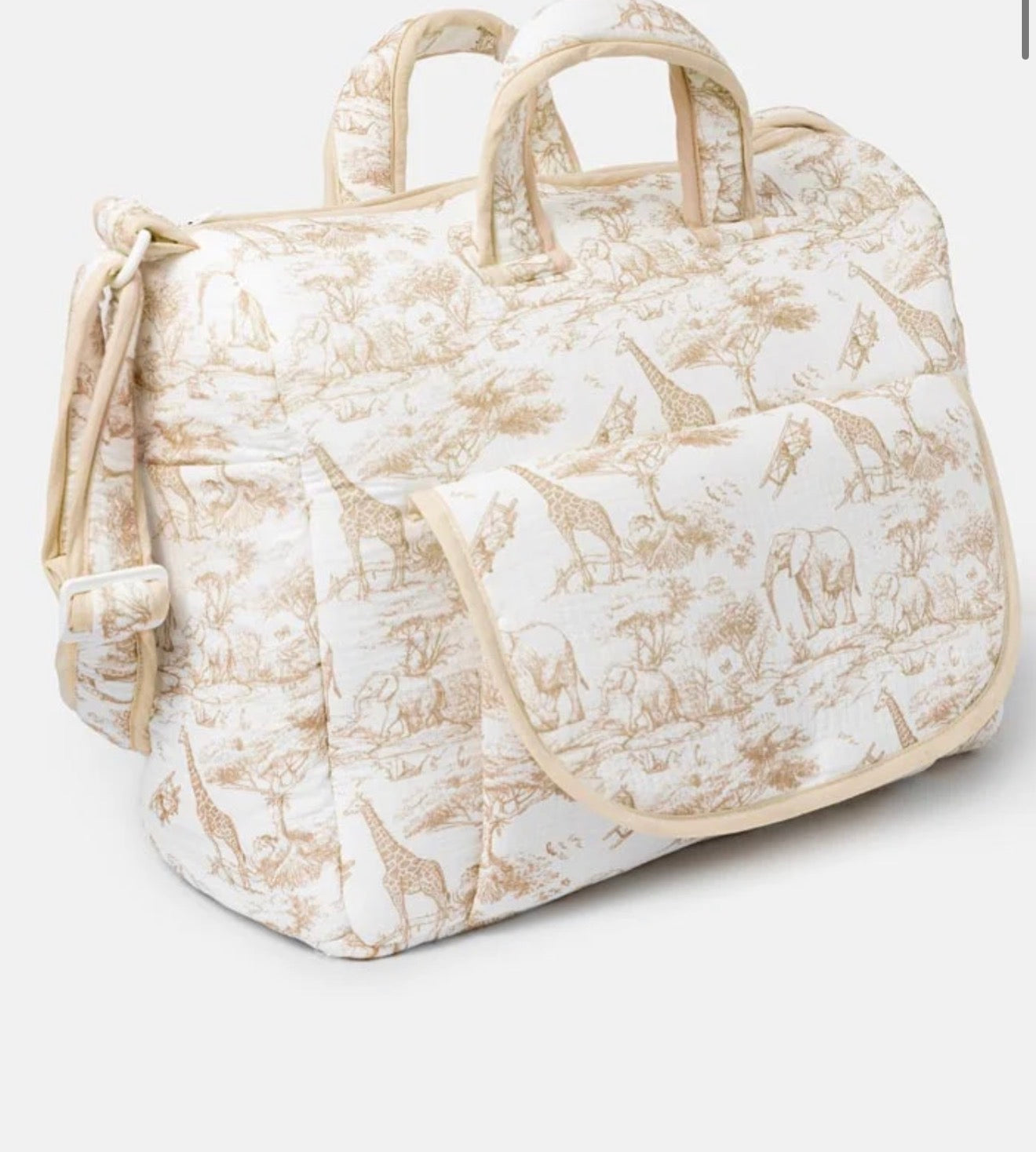 Beige Safari Changing Bag