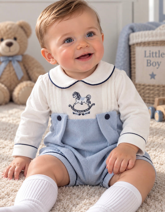 Boys Rocking Horse Romper