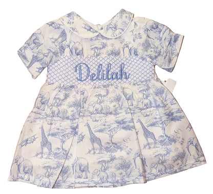 Blue Safari Dress