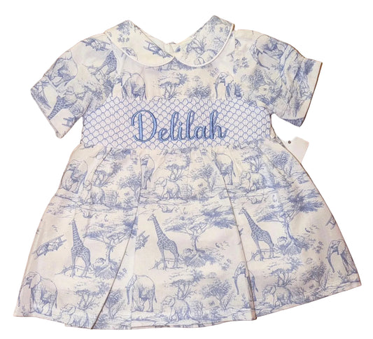 Blue Safari Dress