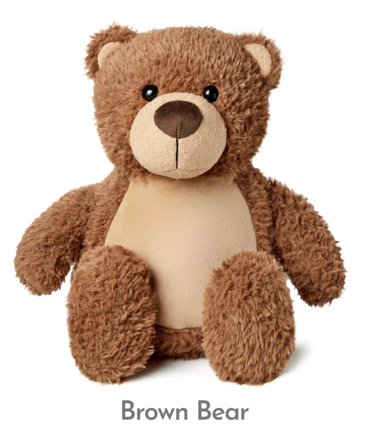 PERSONALISED MEMORY BEARS - BROWN BEAR