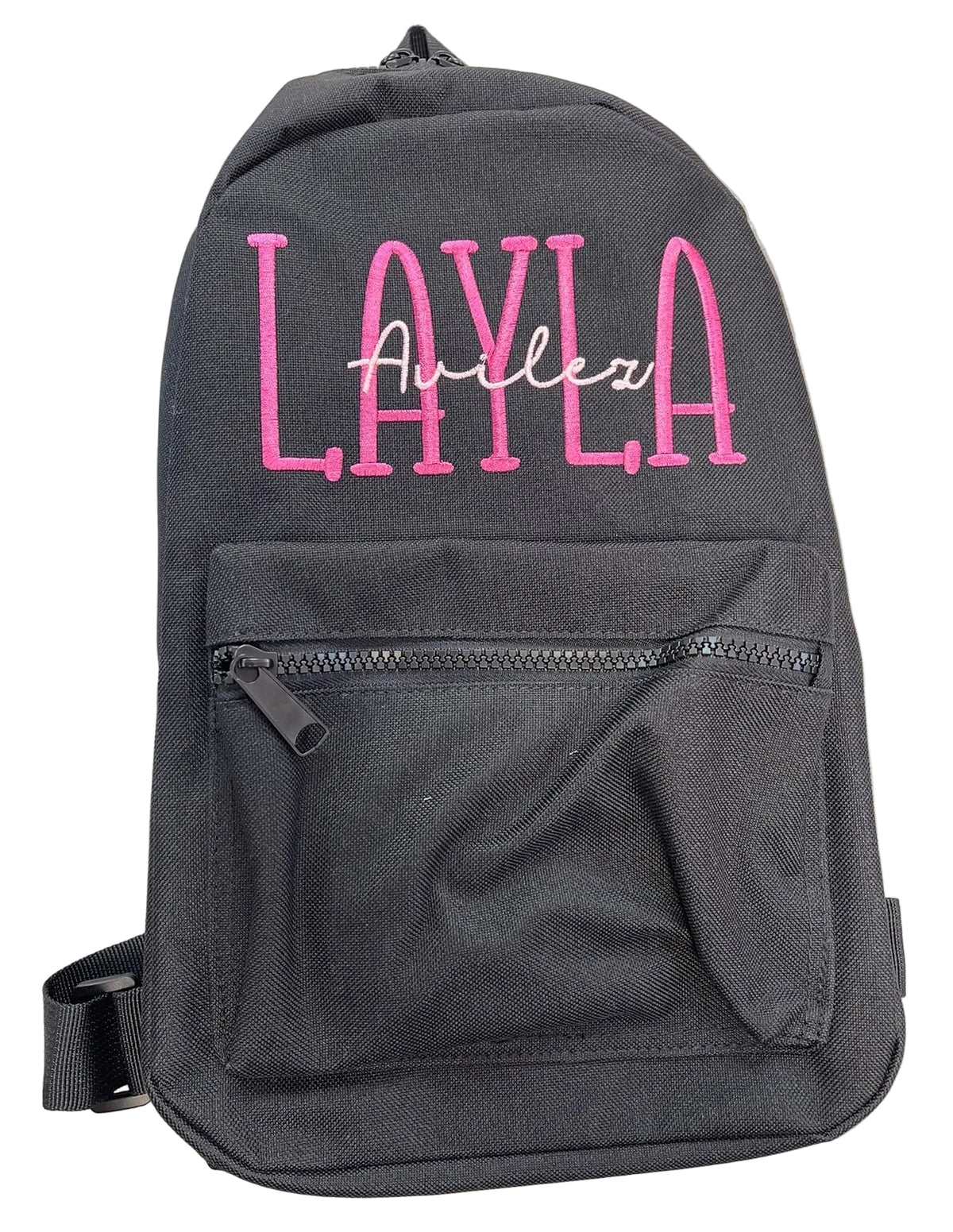 Personalised Black childrens backpack