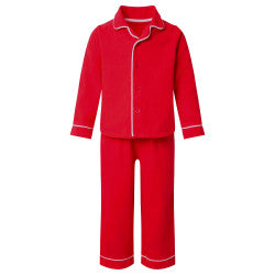 Personalised Long Sleeve Pyjamas Red