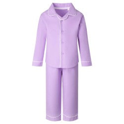 Personalised Long Sleeve Pyjamas Lilac