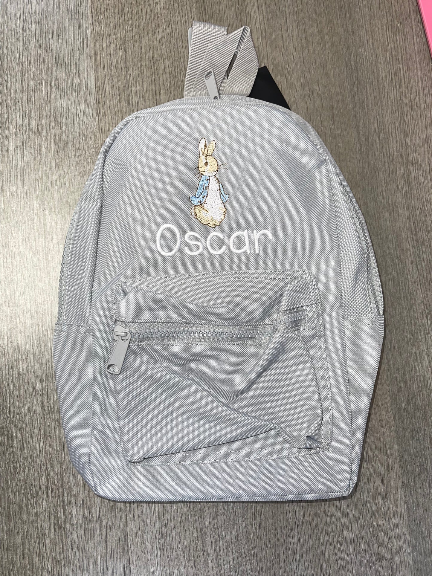 Personalised childrens backpack - Peter/Flopsy Rabbit design