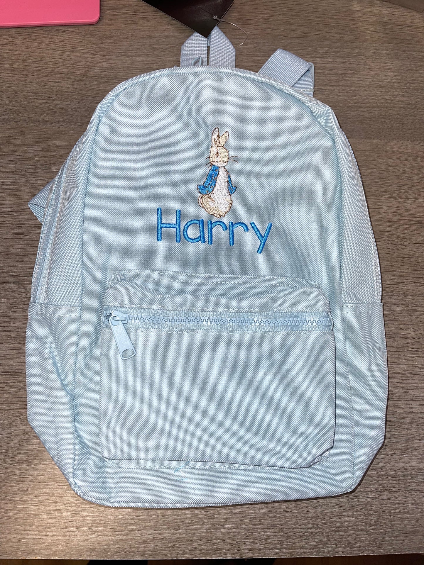 Personalised childrens backpack - Peter/Flopsy Rabbit design