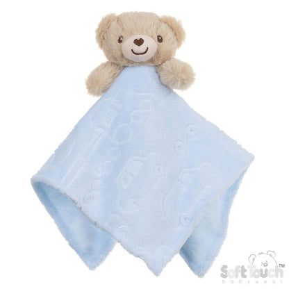 Personalised Blue Bear Comforter