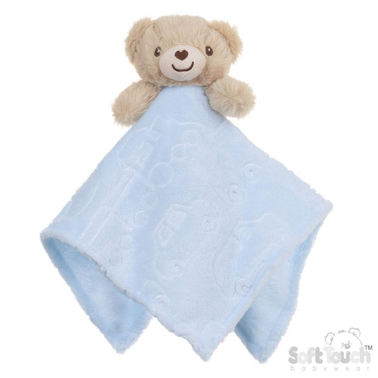 Personalised Blue Bear Comforter