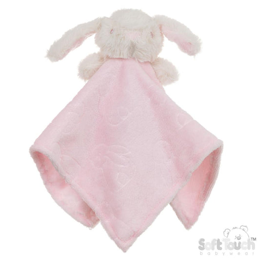 Pink Bunny Comforter with embossing