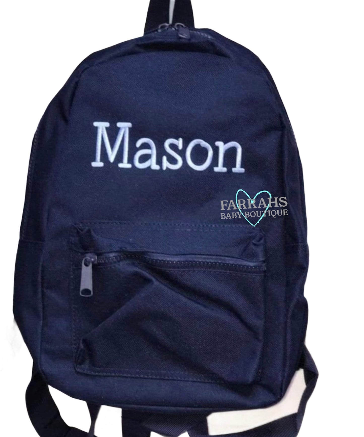 Personalised Navy childrens backpack