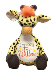 Tumbleberry Giraffe Memory bear