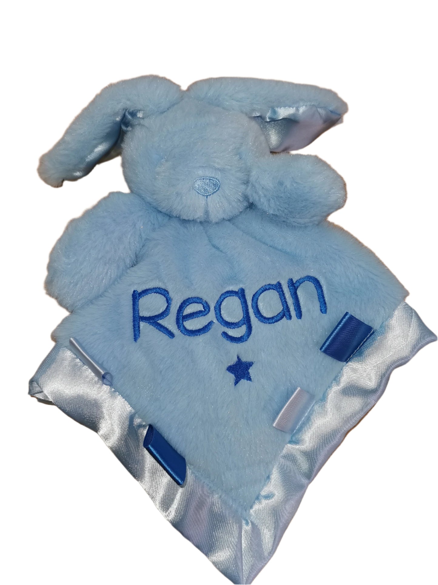 Personalised fluffy bunny comforter