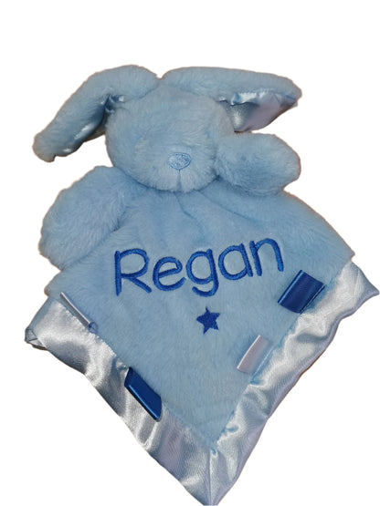 Personalised fluffy bunny comforter