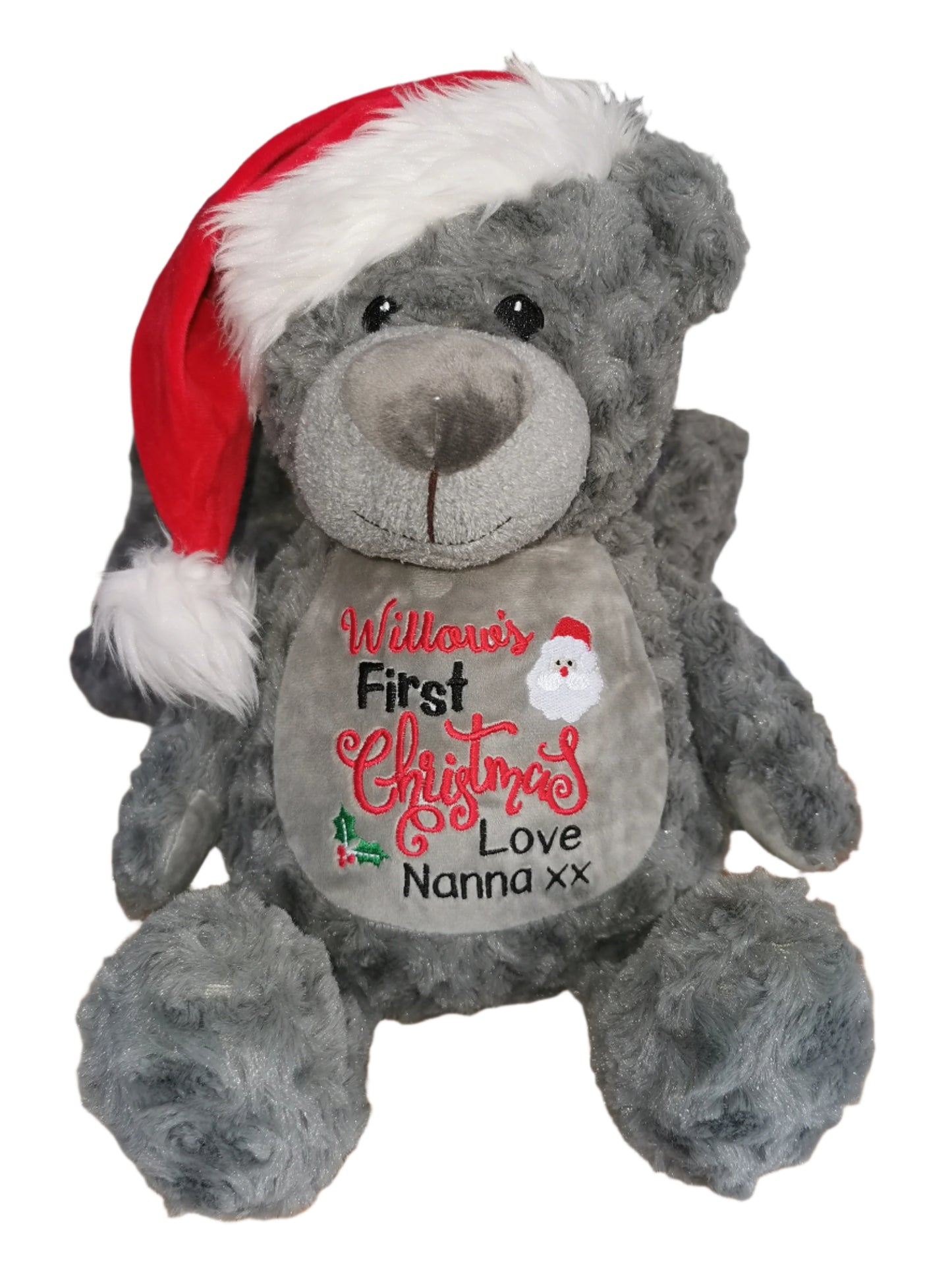 Personalised Christmas bear
