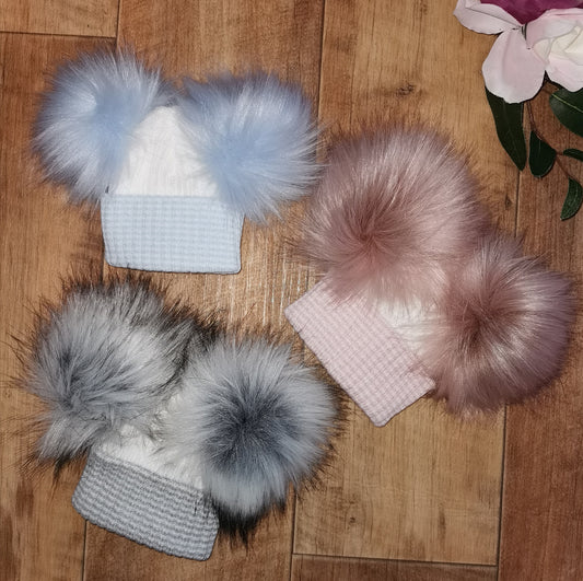 Personalised My 1st Pom pom hats