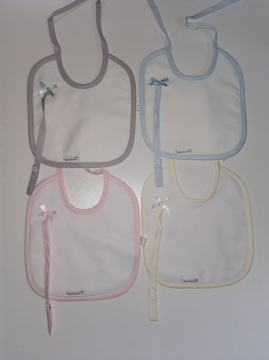 Spanish Bib With Dummy Clip - Personalise me
