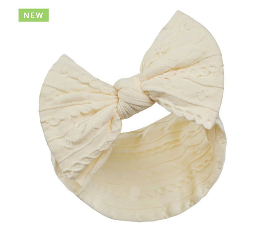 Lemon Big Bow Headband