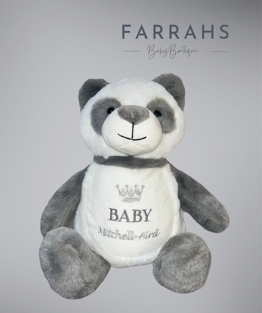 PERSONALISED MEMORY BEARS - PANDA