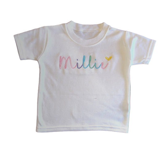 Personalised White T-Shirt