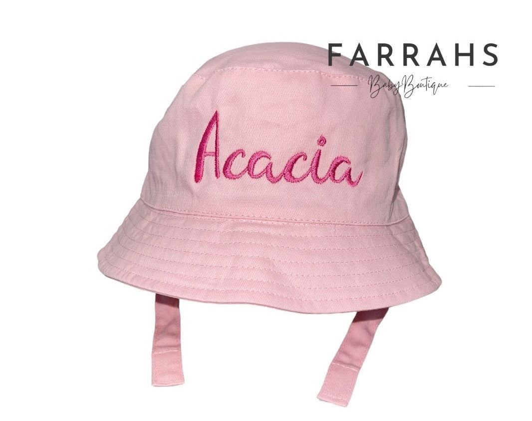 Personalised kids Bucket Hats
