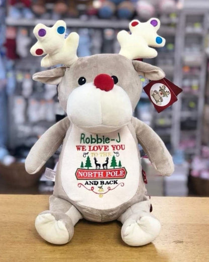 personalised baubles cubbies reindeer