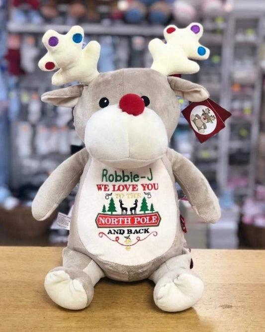 personalised baubles cubbies reindeer