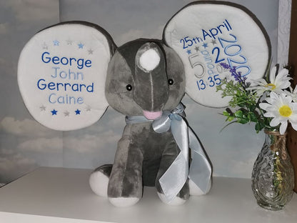 Grey Dumble Elephant Memory bear
