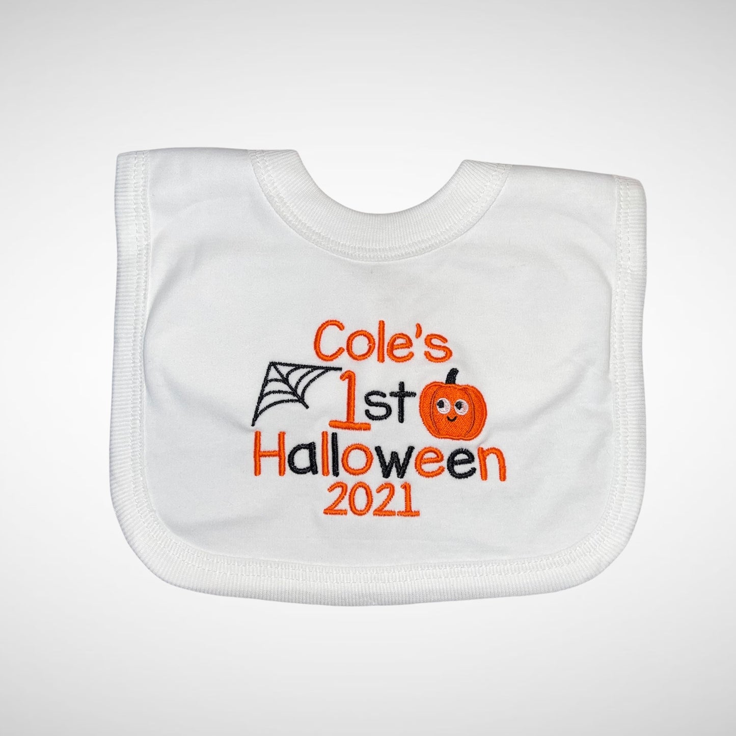 Personalised my 1st Halloween bib